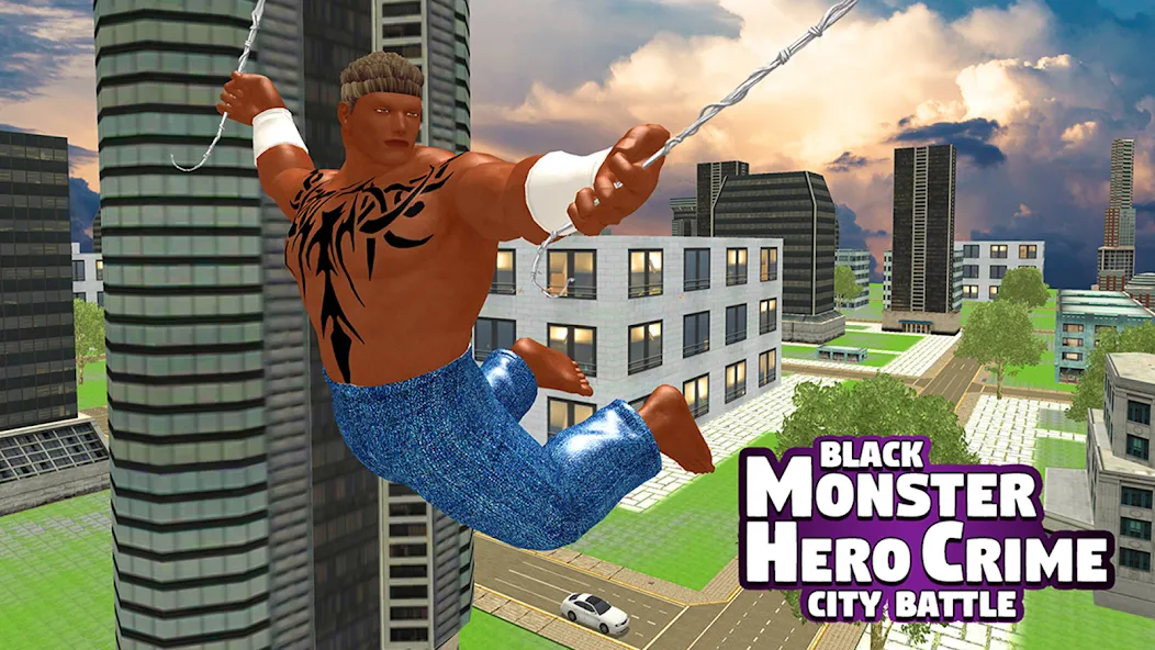 Black Monster Hero City Battle [МОД: Бесконечные деньги, Монеты и Мега MOD] Screenshot 4