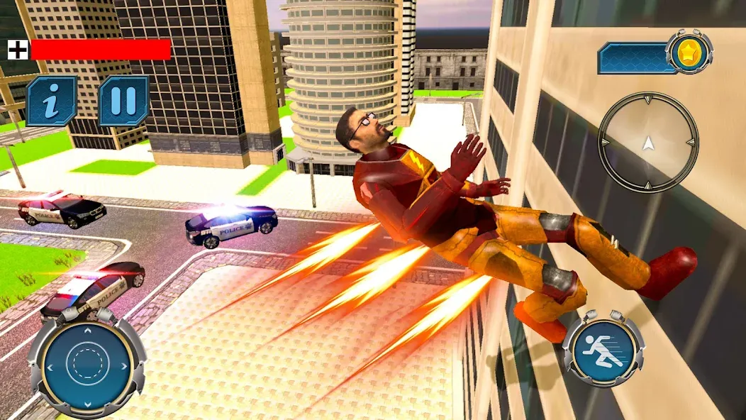 Light Superhero Speed Hero [МОД: Бесконечные деньги, Монеты и Мега MOD] Screenshot 1