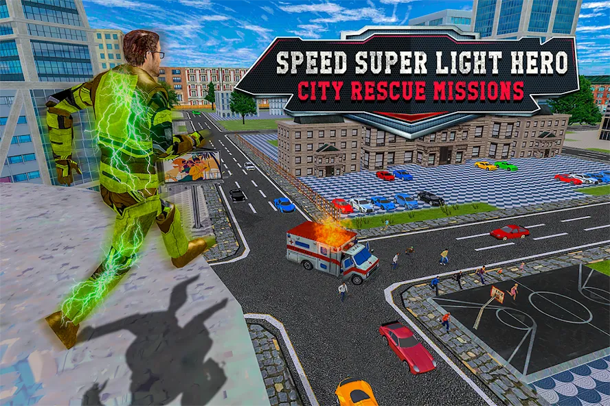 Light Superhero Speed Hero [МОД: Бесконечные деньги, Монеты и Мега MOD] Screenshot 5