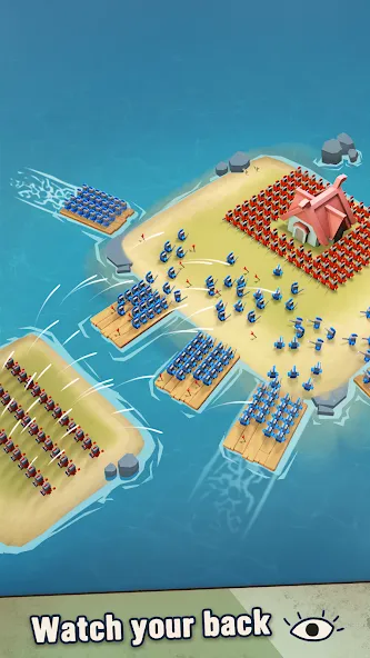 Island War (Айсланд Уор) [МОД: Бесконечные деньги, Монеты и Мега MOD] Screenshot 1