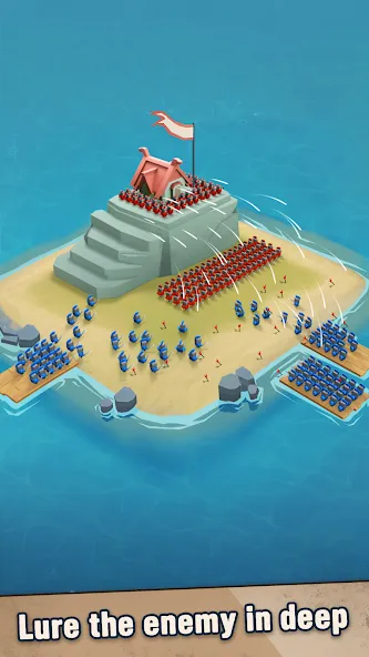 Island War (Айсланд Уор) [МОД: Бесконечные деньги, Монеты и Мега MOD] Screenshot 2