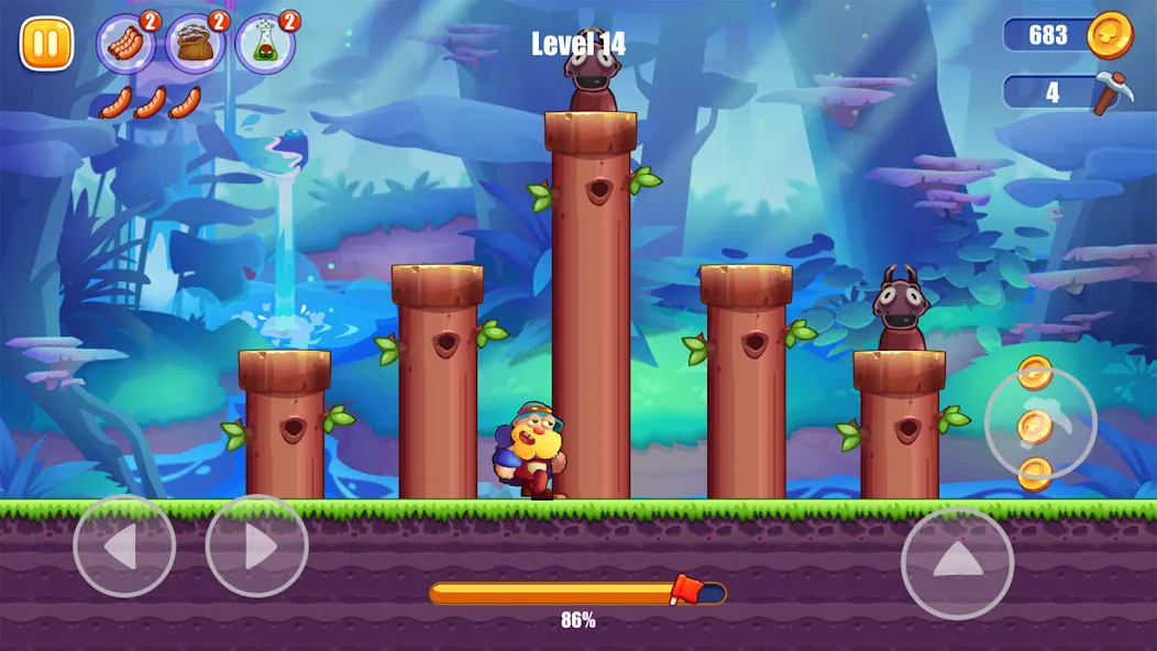 Miner's World: Super Run Game [МОД: Бесконечные деньги, Монеты и Мега MOD] Screenshot 5