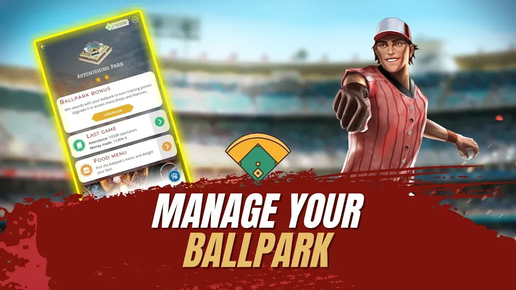 Astonishing Baseball Manager (Астонишинг Бейсбол Менеджер) [MOD: Все открыто] - Скриншот 4