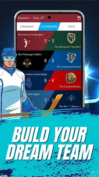 Astonishing Hockey Manager (Астонишинг Хоккей Менеджер) [МОД: Много монет, Открытые уровни и Мега MOD] Screenshot 2