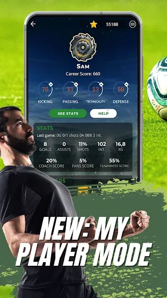 Astonishing Eleven Football (Астонишинг Илевен Футбол) [МОД: Много денег, Монет и Все открыто] Screenshot 4