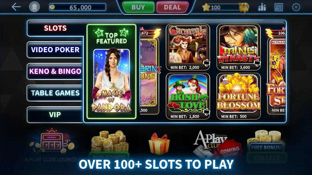 A-Play Online - Casino Games [МОД: Много монет, Открытые уровни и Мега MOD] Screenshot 2