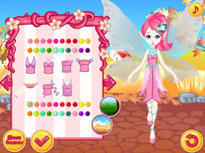 Fairy Dress Up - Girls Games [МОД: Бесконечные деньги, Монеты и Мега MOD] Screenshot 2
