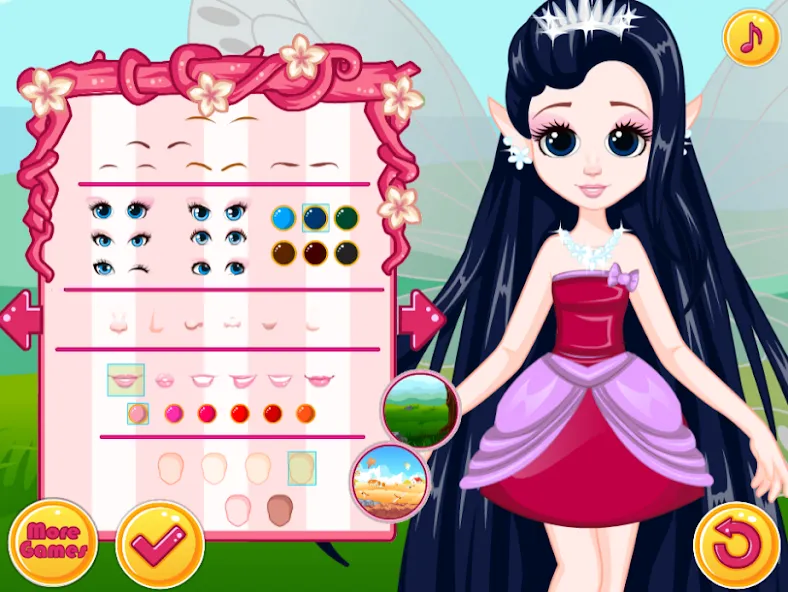 Fairy Dress Up - Girls Games [МОД: Бесконечные деньги, Монеты и Мега MOD] Screenshot 3