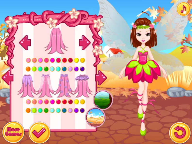 Fairy Dress Up - Girls Games [МОД: Бесконечные деньги, Монеты и Мега MOD] Screenshot 4
