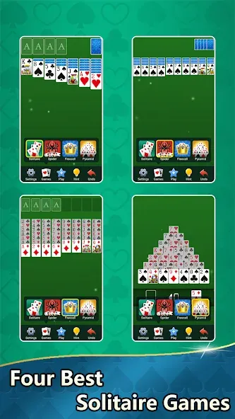 Aged Solitaire Collection [МОД: Бесконечные деньги, Монеты и Мега MOD] Screenshot 1