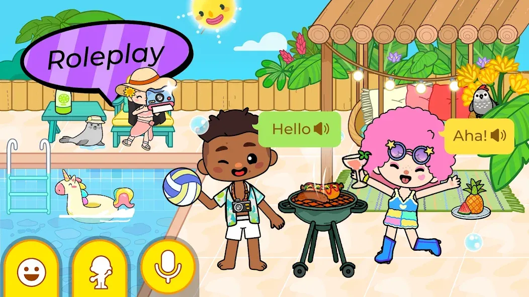 Aha World: Baby Care (Аха Ворлд) [MOD: Mega Mod/Меню] - Скриншот 3