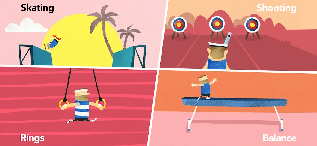 Fiete Sports - 37 Sport Games (Фите Спортс) [МОД: Деньги, Монеты и Меню MOD] Screenshot 2