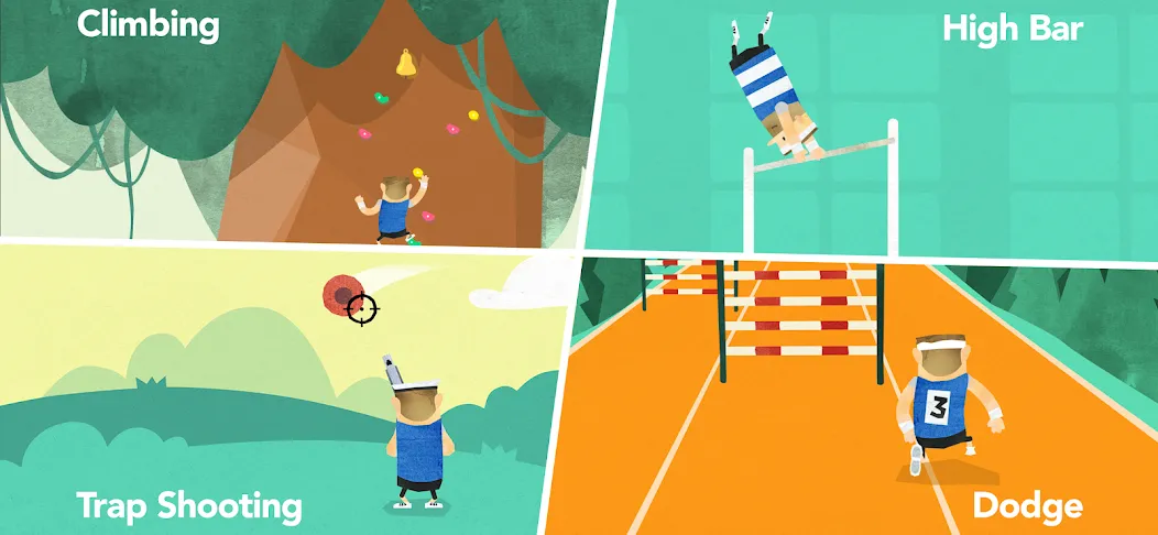 Fiete Sports - 37 Sport Games (Фите Спортс) [МОД: Деньги, Монеты и Меню MOD] Screenshot 5
