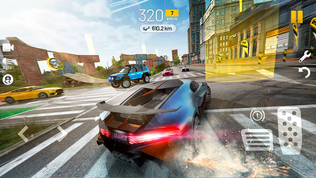 Extreme Car Driving Simulator (Экстримальный симулятор вождения автомобиля) [МОД: Все открыто, Дополнительные деньги и Меню MOD] Screenshot 2