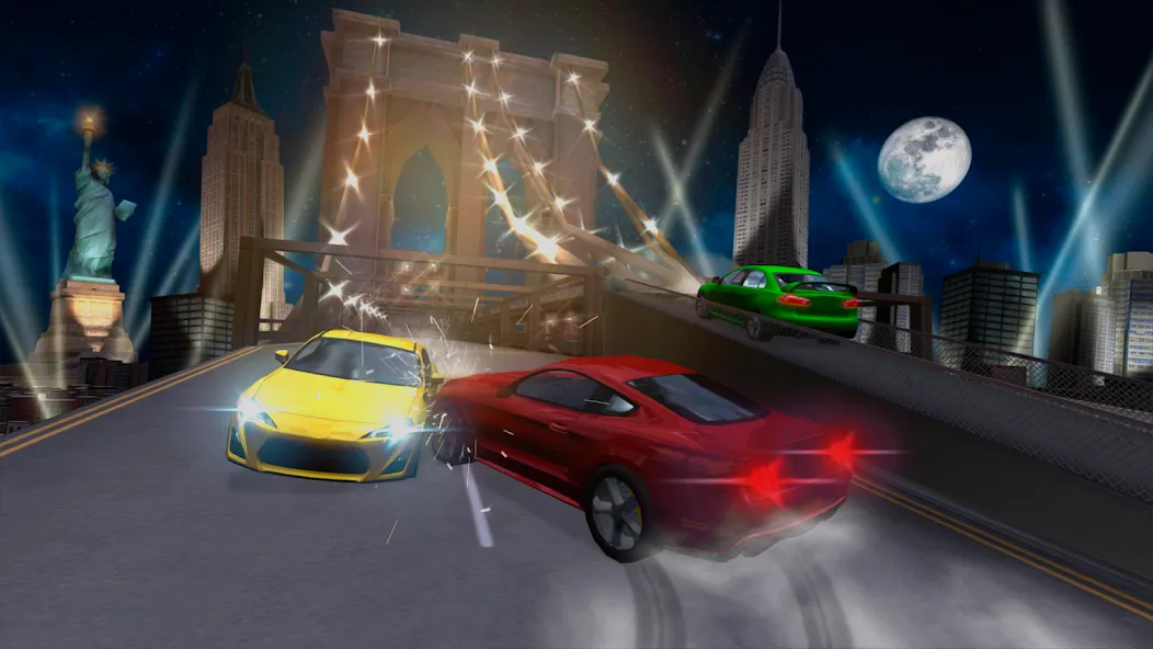 Car Driving Simulator: NY (Симулятор вождения автомобиля) [МОД: Деньги, Монеты и Меню MOD] Screenshot 3