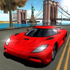 Скачать Car Driving Simulator: NY (Симулятор вождения автомобиля) [МОД: Деньги, Монеты и Меню MOD] | Взлом Car Driving Simulator: NY на Андроид