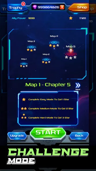 Galaxy Attack: Space Shooter (Гэлэкси Аттак) [МОД: Много монет, Открытые уровни и Мега MOD] Screenshot 4