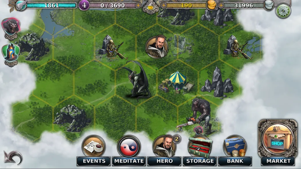 Gunspell - Match 3 Puzzle RPG (Ганспелл) [МОД: Много денег, Монет и Все открыто] Screenshot 4