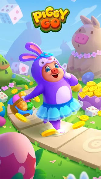 Piggy GO - Clash of Coin (Пигги ГО) [МОД: Много монет, Открытые уровни и Мега MOD] Screenshot 1