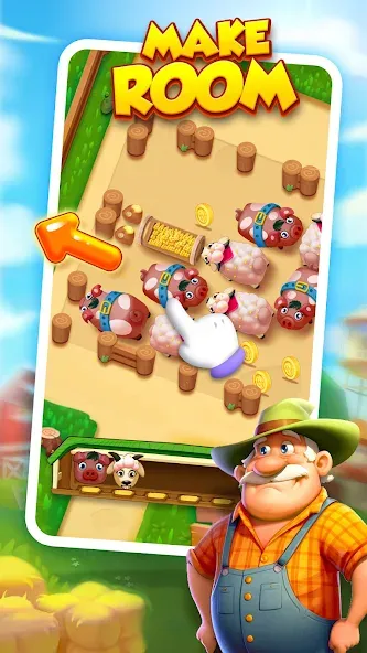 Farm Fun - Animal Parking Game (Фарм Фан) [МОД: Бесконечные деньги, Монеты и Мега MOD] Screenshot 1