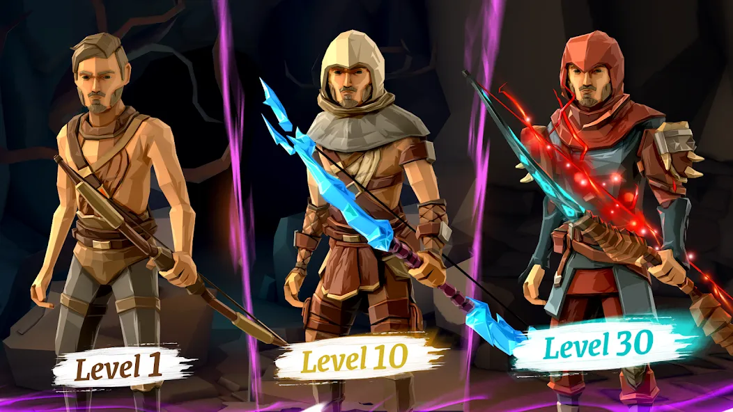 Polygon Fantasy: Action RPG (Полигон Фэнтези) [МОД: Меню, Бесконечные монеты и Открытые уровни] Screenshot 5