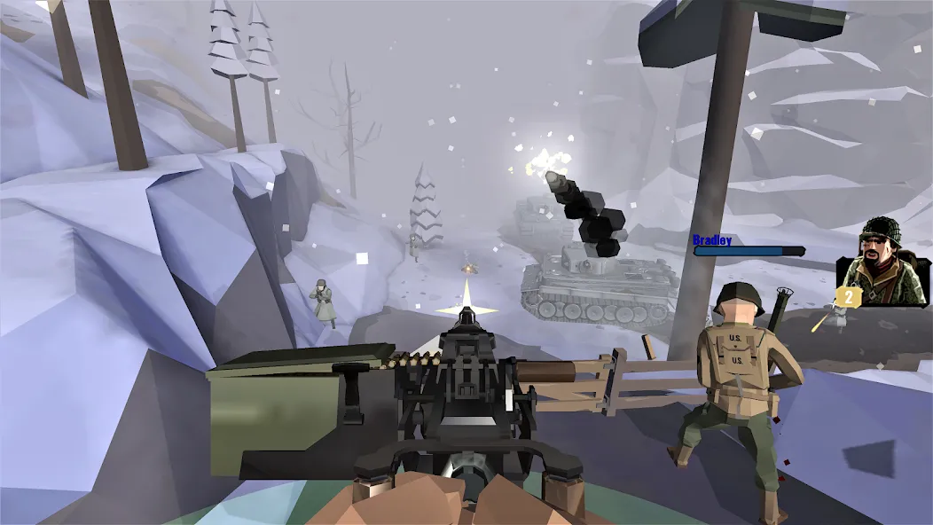 World War Polygon: WW2 shooter (Ворлд Вар Полигон) [МОД: Меню, Бесконечные монеты и Открытые уровни] Screenshot 5