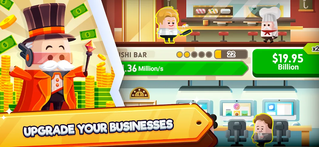 Cash, Inc. Fame & Fortune Game [МОД: Бесконечные деньги, Монеты и Мега MOD] Screenshot 3