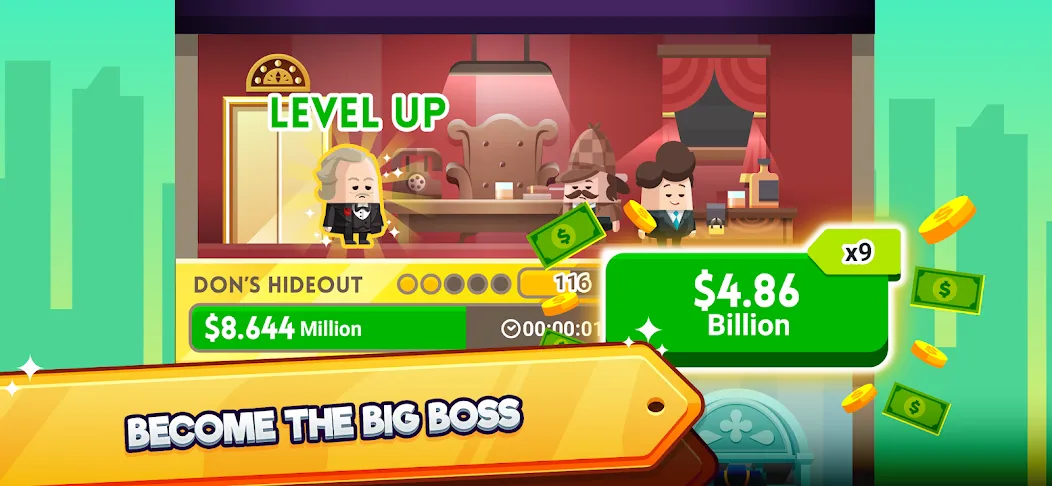 Cash, Inc. Fame & Fortune Game [МОД: Бесконечные деньги, Монеты и Мега MOD] Screenshot 5