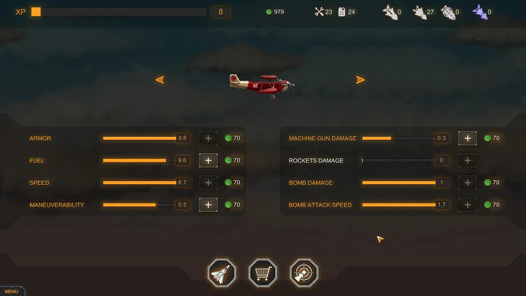Aircraft Evolution (Эволюция воздушных судов) [МОД: Деньги, Монеты и Меню MOD] Screenshot 3