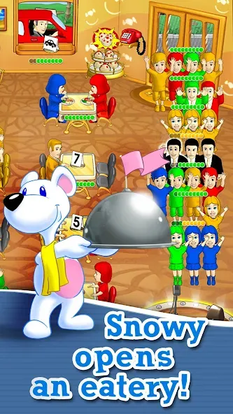 Lunch Rush HD Restaurant Games [МОД: Много монет, Открытые уровни и Мега MOD] Screenshot 1