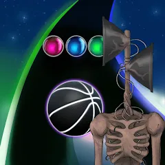 Скачать Siren Head Forest Neon ball (Сайрен Хэд Лес Неоншар) [МОД: Меню, Бесконечные монеты и Открытые уровни] | Взлом Siren Head Forest Neon ball на Андроид