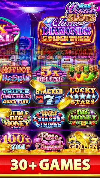 VEGAS Slots by Alisa – Free Fu (Вегас Слоты от Алисы) [МОД: Много денег, Монет и Все открыто] Screenshot 3