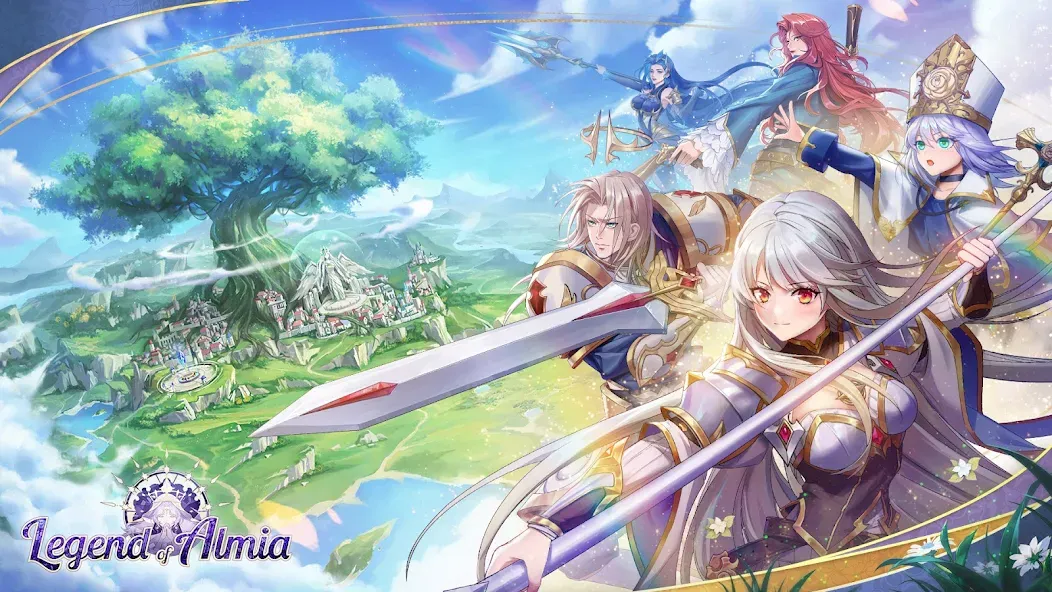 Legend of Almia:idle RPG (Легенда о Альмии) [МОД: Бесконечные деньги, Монеты и Мега MOD] Screenshot 1