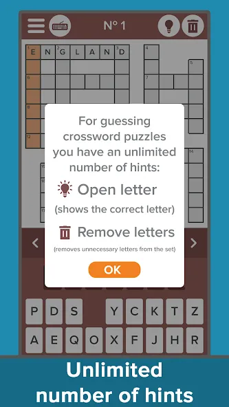 Crossword: Grand collection [МОД: Меню, Бесконечные монеты и Открытые уровни] Screenshot 5