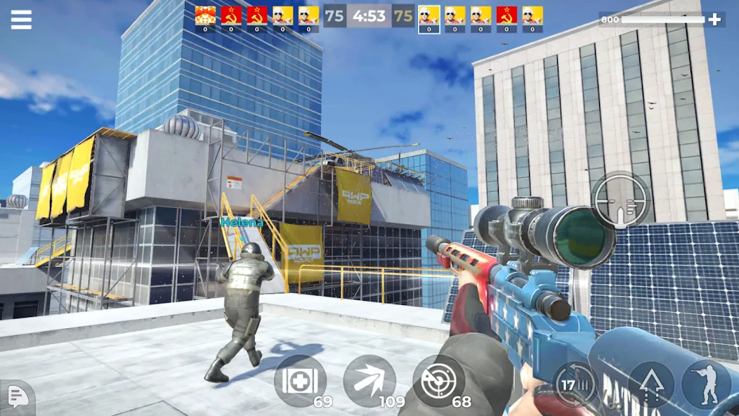 AWP Mode: Online Sniper Action (ЭЙВИПИ Режим) [МОД: Много денег, Монет и Все открыто] Screenshot 1