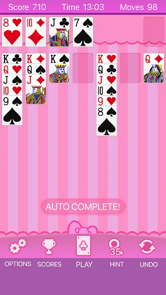 Pink Solitaire (Пинк Солитер) [MOD: Бесконечные деньги] - Скриншот 1