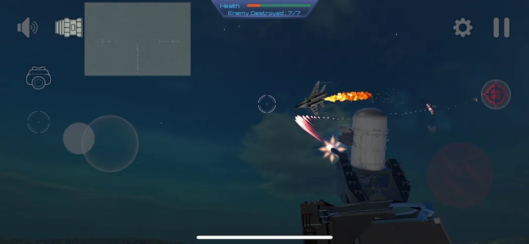 C-RAM Simulator: Air defense [МОД: Много монет, Открытые уровни и Мега MOD] Screenshot 1