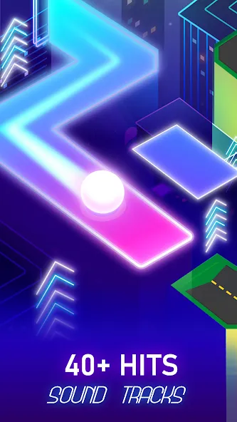 Dancing Ballz: Magic Tiles (Дансинг Болз) [MOD: Меню/Много денег] - Скриншот 1