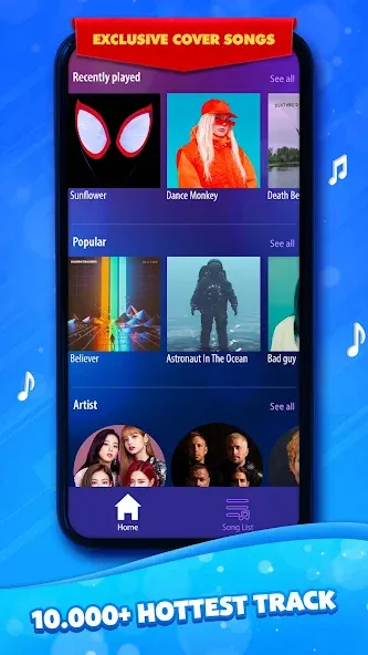 Duet Tiles: Dual Vocal Music (Дуэт Тайлз) [МОД: Все открыто, Дополнительные деньги и Меню MOD] Screenshot 1