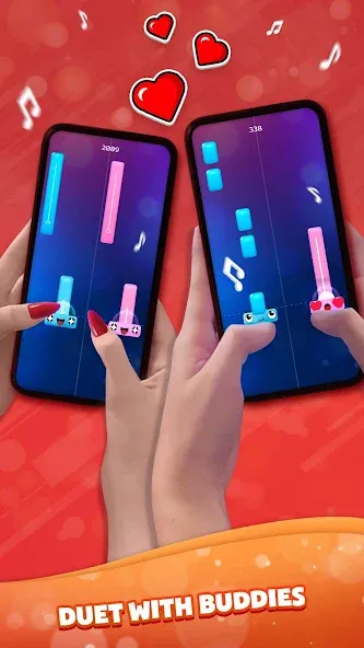 Duet Tiles: Dual Vocal Music (Дуэт Тайлз) [МОД: Все открыто, Дополнительные деньги и Меню MOD] Screenshot 2