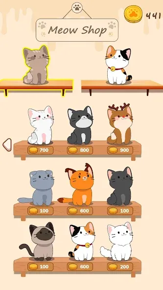 Duet Cats: Cute Cat Music (Дуэт Кэтс) [МОД: Бесконечные деньги, Монеты и Мега MOD] Screenshot 1