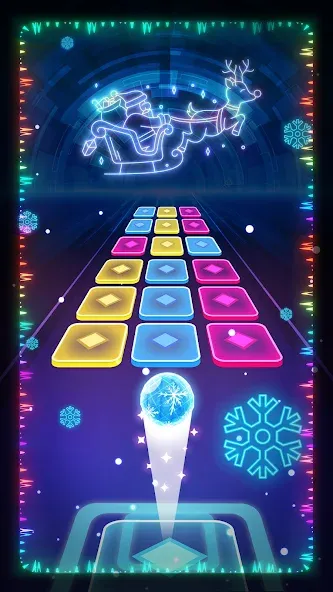 Color Hop 3D - Music Game (Цветной Хоп 3D) [МОД: Меню, Бесконечные монеты и Открытые уровни] Screenshot 2