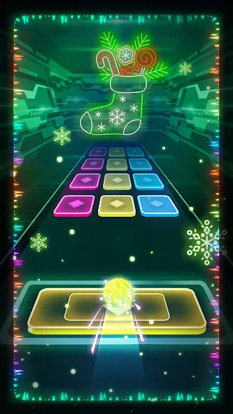 Color Hop 3D - Music Game (Цветной Хоп 3D) [МОД: Меню, Бесконечные монеты и Открытые уровни] Screenshot 5