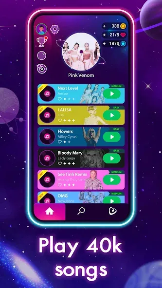 Dancing Road: Color Ball Run! (Дансинг Роад) [МОД: Бесконечные деньги, Монеты и Мега MOD] Screenshot 2