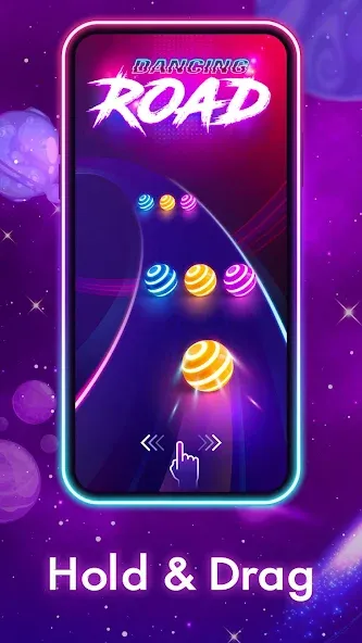 Dancing Road: Color Ball Run! (Дансинг Роад) [МОД: Бесконечные деньги, Монеты и Мега MOD] Screenshot 3