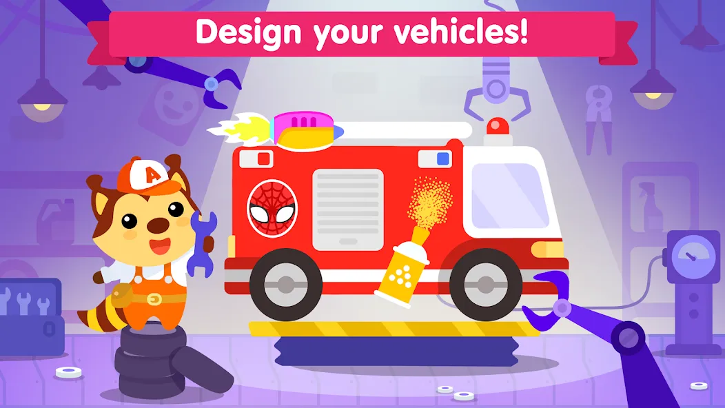 Car games for kids & toddler [МОД: Деньги, Монеты и Меню MOD] Screenshot 2
