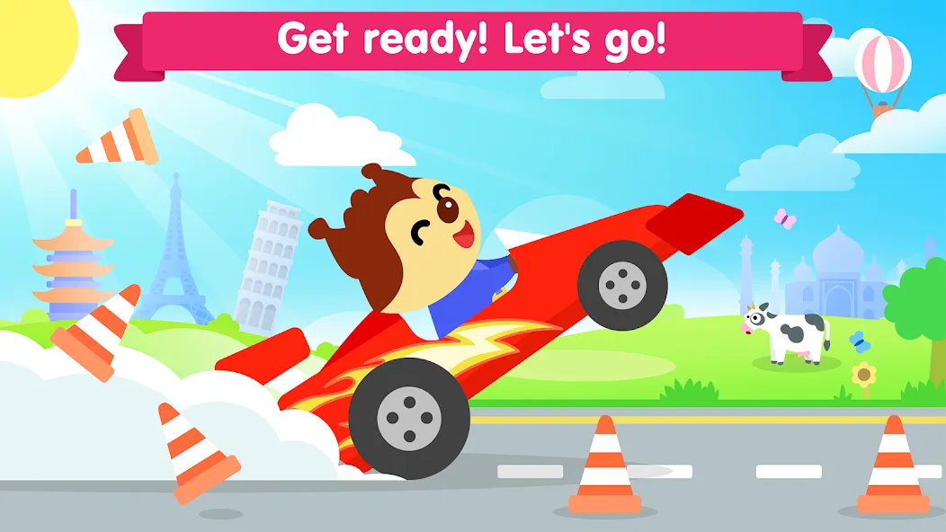Car games for toddlers & kids [МОД: Много монет, Открытые уровни и Мега MOD] Screenshot 3