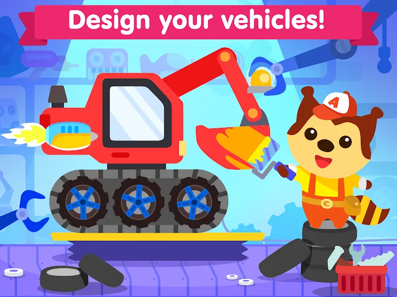 Car games for toddlers & kids [МОД: Много монет, Открытые уровни и Мега MOD] Screenshot 4