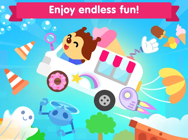 Car games for toddlers & kids [МОД: Много монет, Открытые уровни и Мега MOD] Screenshot 5
