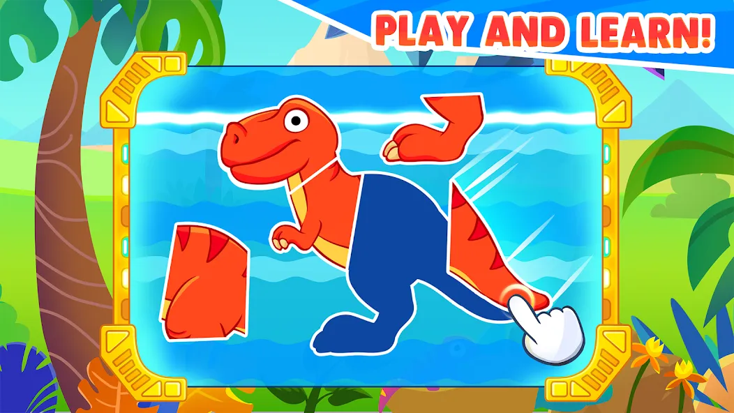 Dinosaur games for toddlers [МОД: Меню, Бесконечные монеты и Открытые уровни] Screenshot 2